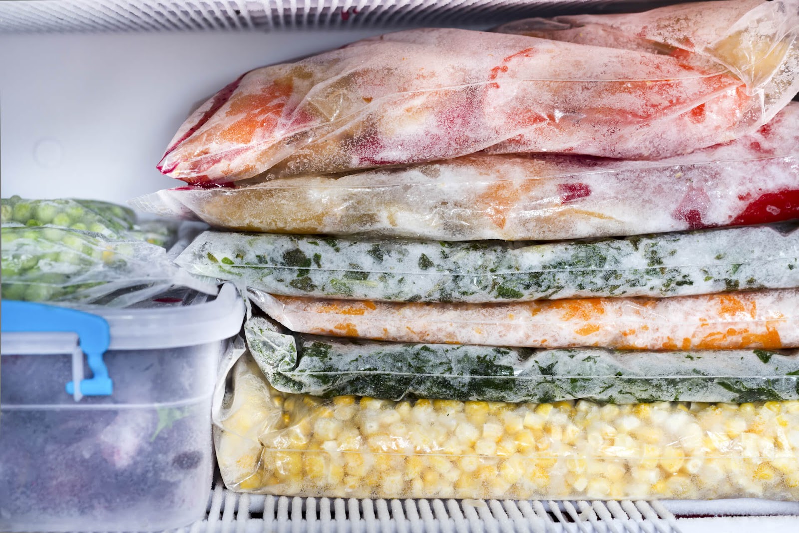 Freezer full of meals