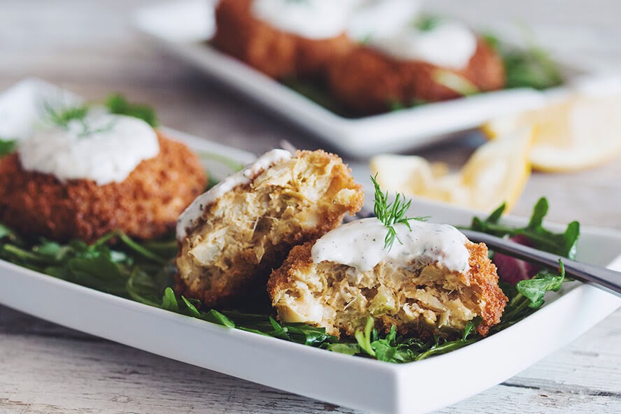Crabless Vegan Crab Cakes