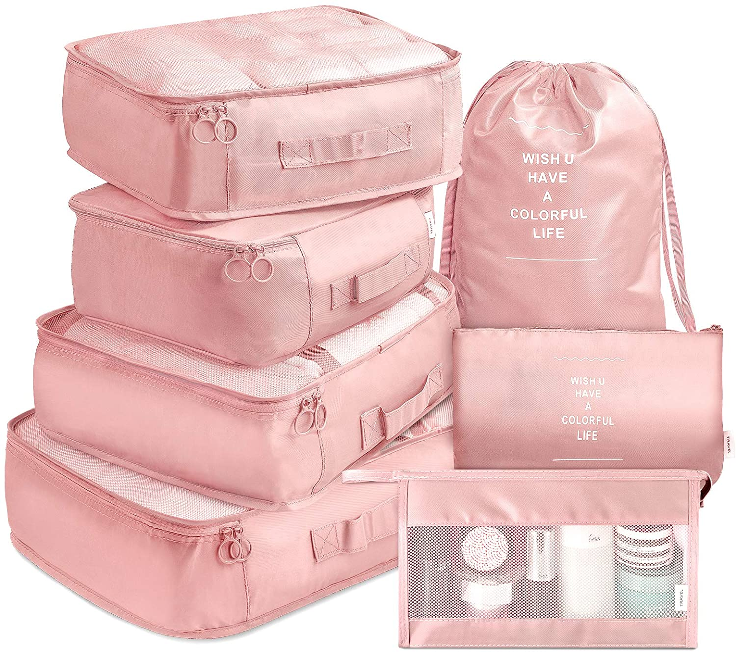Seven-Piece Packing Cube Set