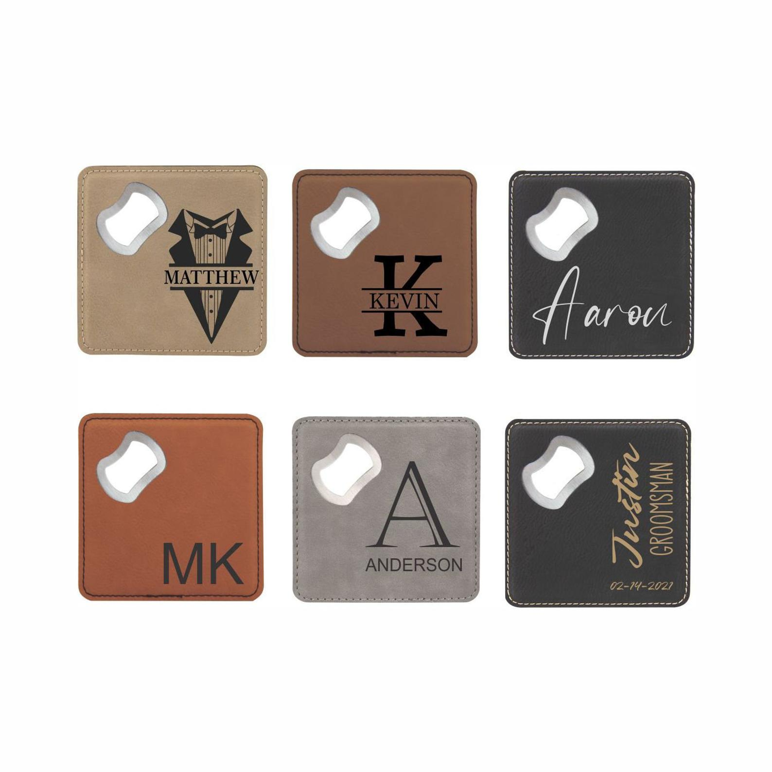 Cuztom Coaster and Bottle Opener