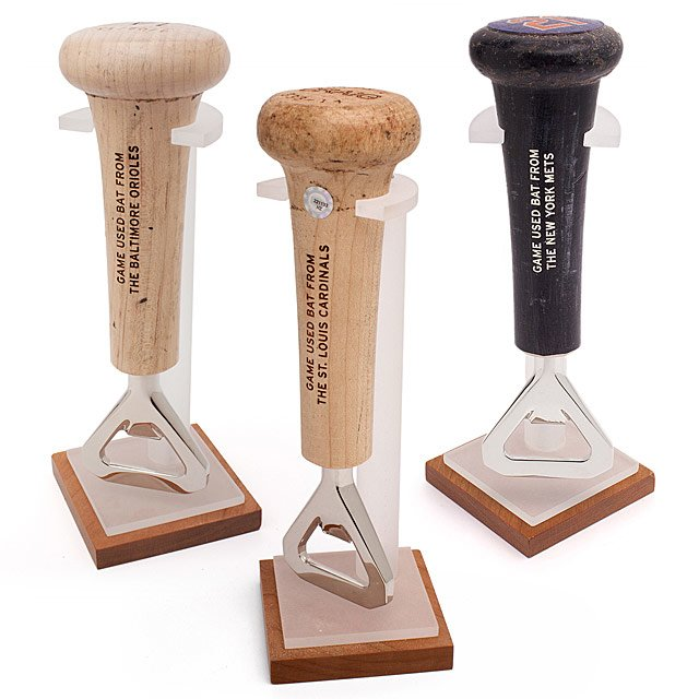 MLB Game Used Baseball Bat Beer Opener Handle