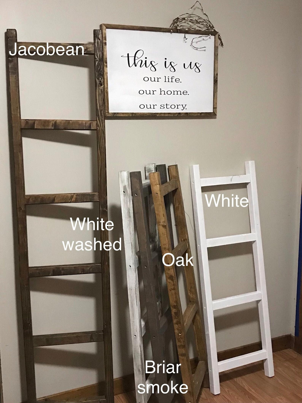 Quilt Display Ladder