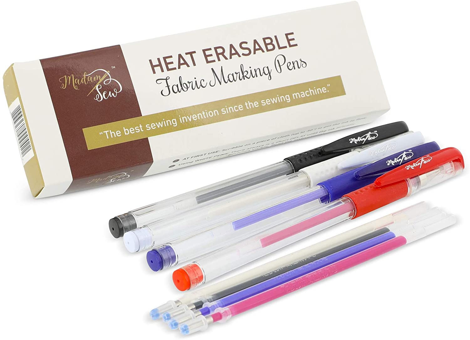 Heat Erase Pens for Fabric