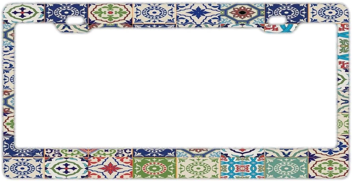 Patchwork License Plate Frame