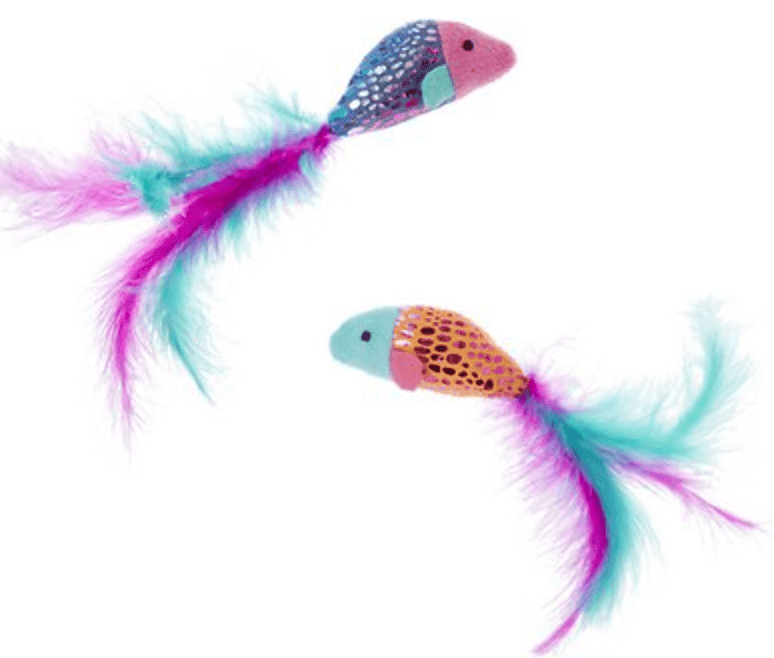Frisco Sparkle Fish with feathers