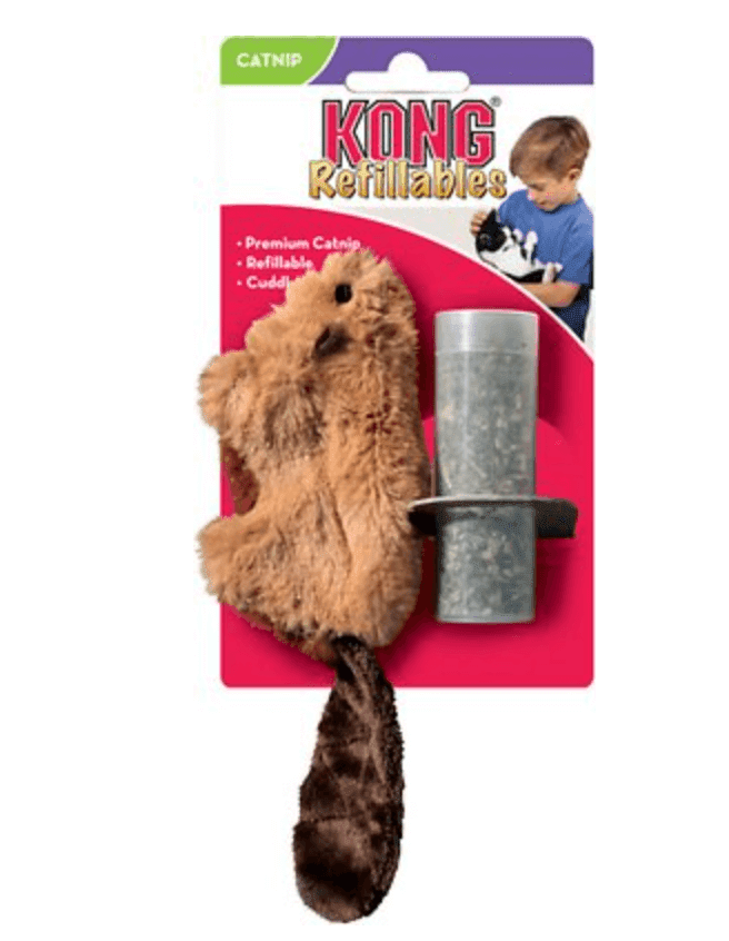 KONG Refillable Beaver Catnip Toy