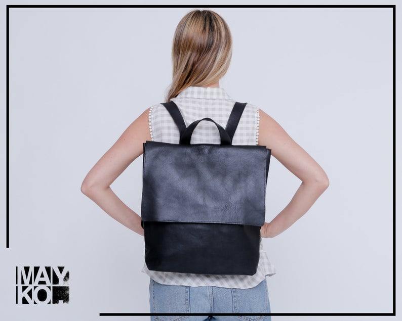 Mayko Leather Backpack