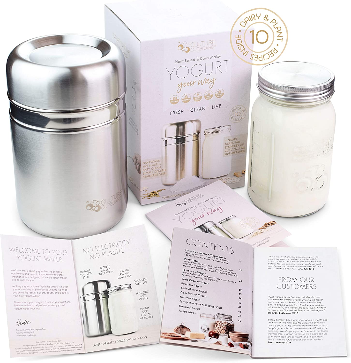 Stainless Steel Yogurt Maker