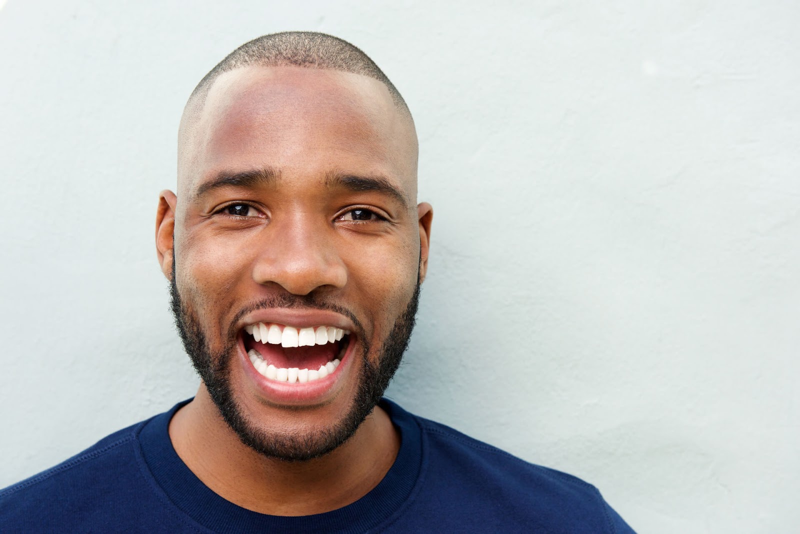 Man rocking a pearly-white smile