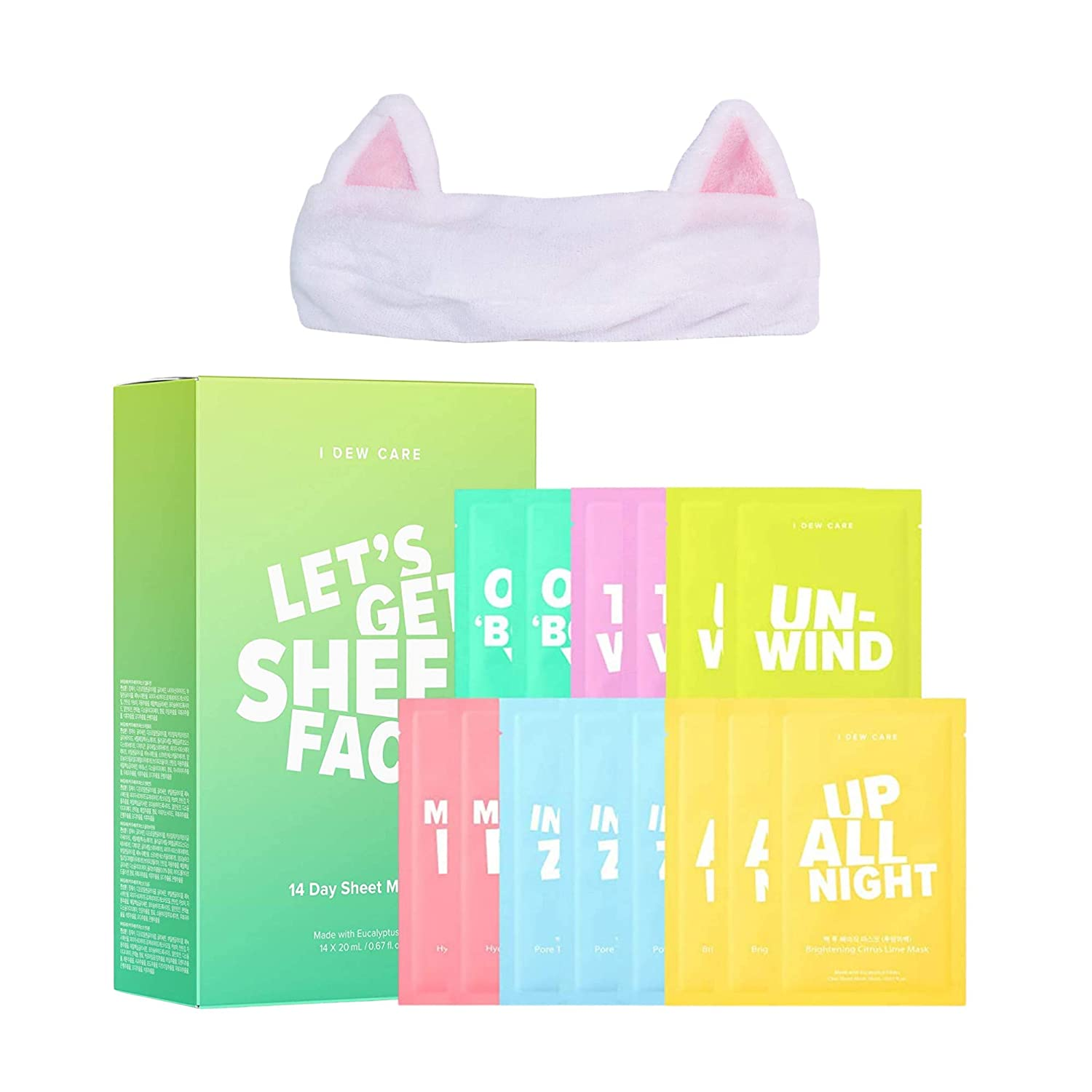 Let's Get Sheet Faced Mask Pack