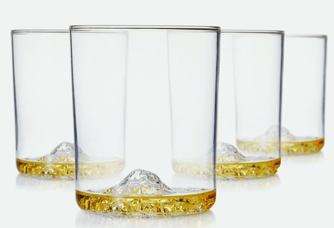 Whiskey Peaks Glass