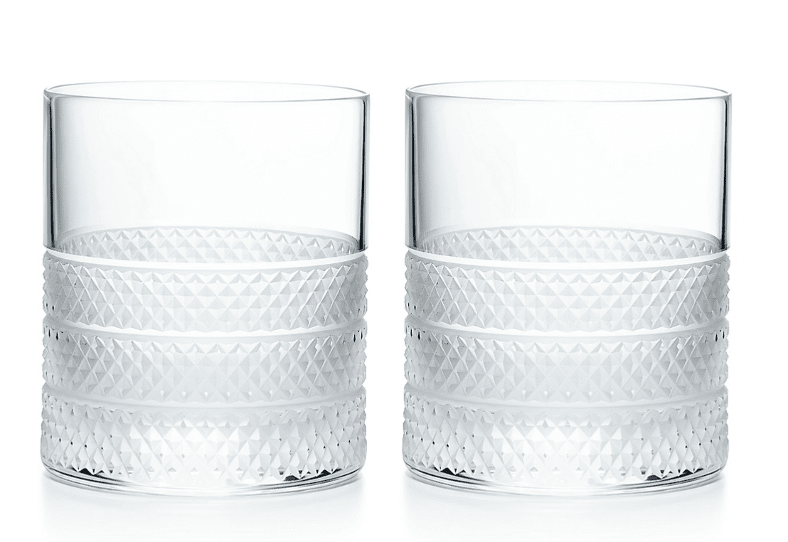 Tiffany & Co. Diamond Point Old Fashioned Glass