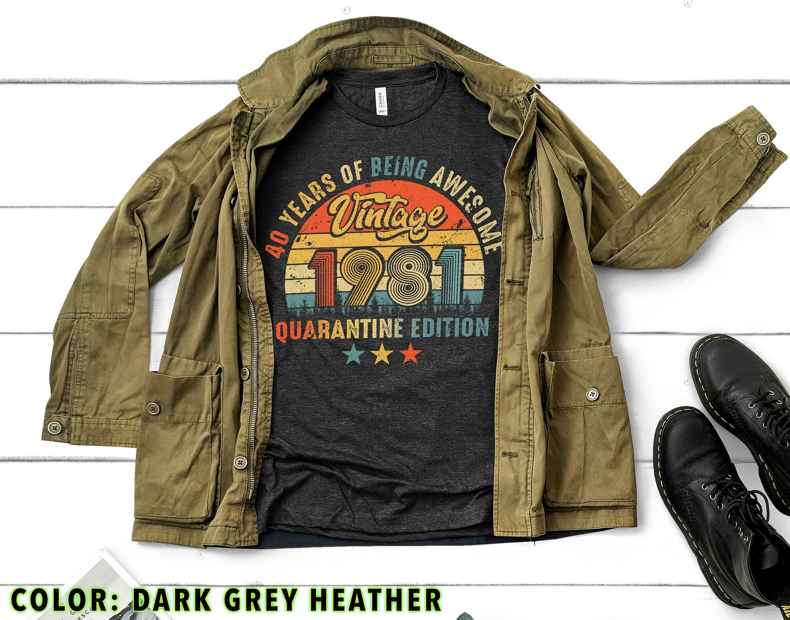 "40 Years of Being Awesome, Quarantine Edition" Shirt
