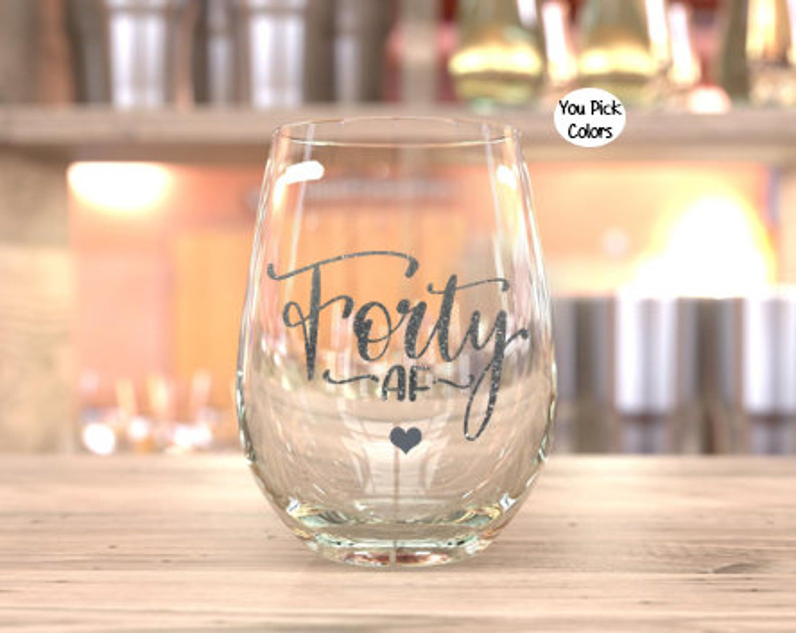 Forty AF Wine Glass