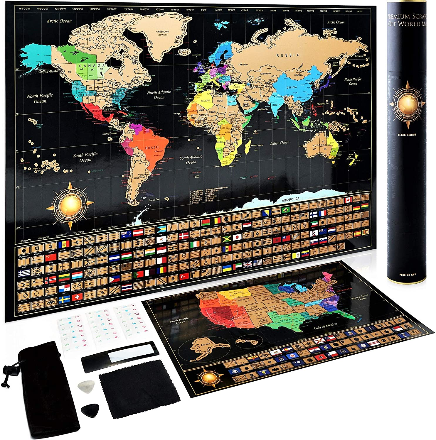 World Scratch Off Map