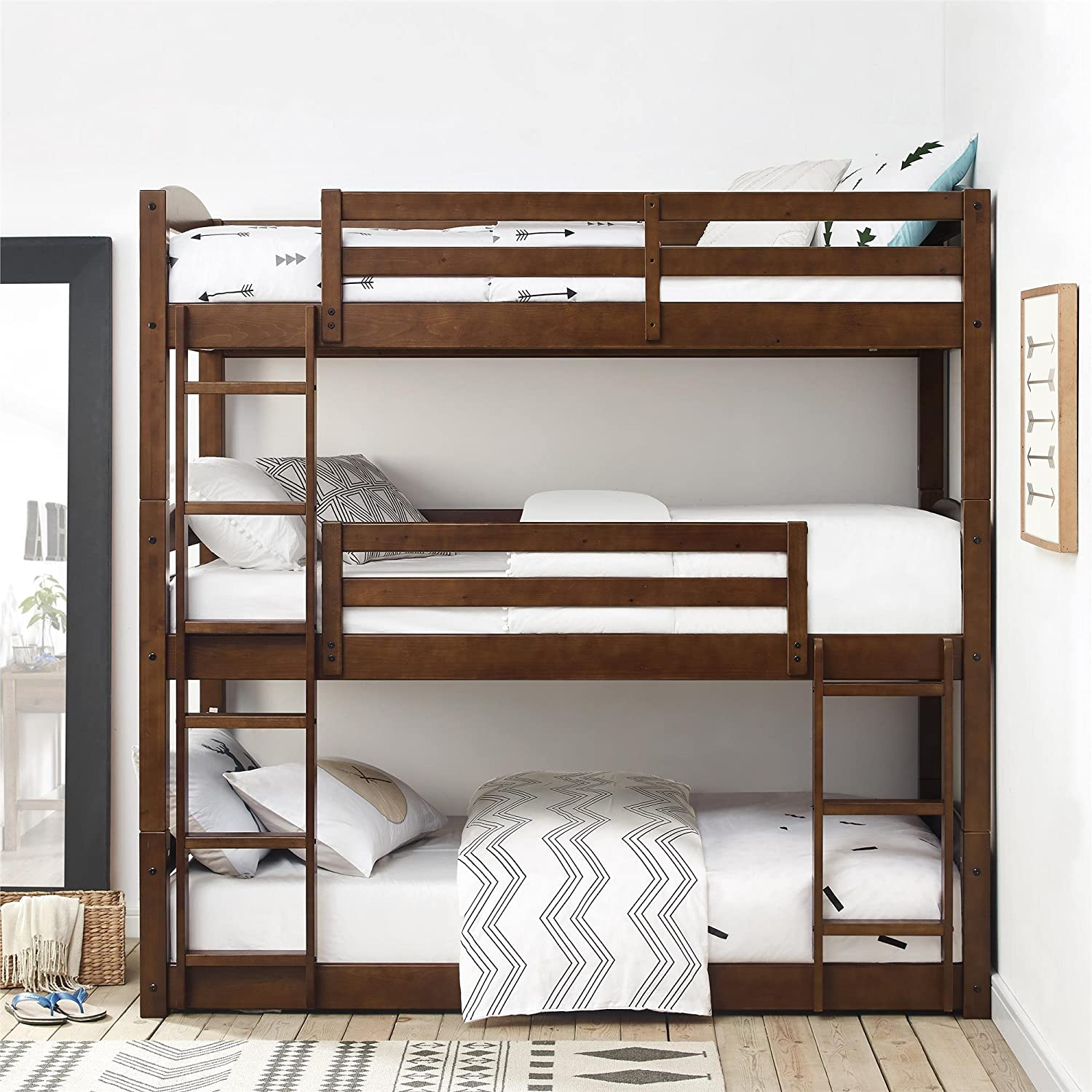 Dorel LIving Sierra Triple Bunk Bed
