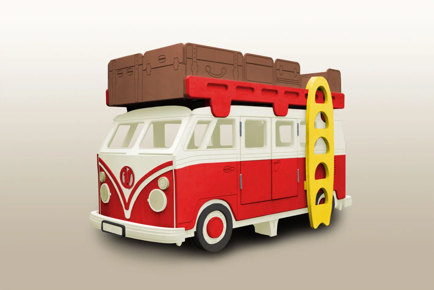 Fun Retro Camper Van Bunk