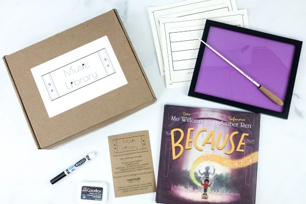 Contents in Music Library Subscription Box