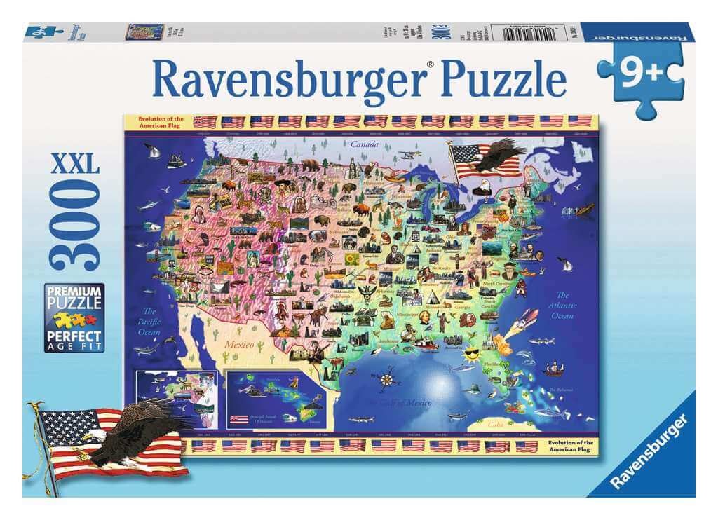 Ravensburger USA Map puzzle