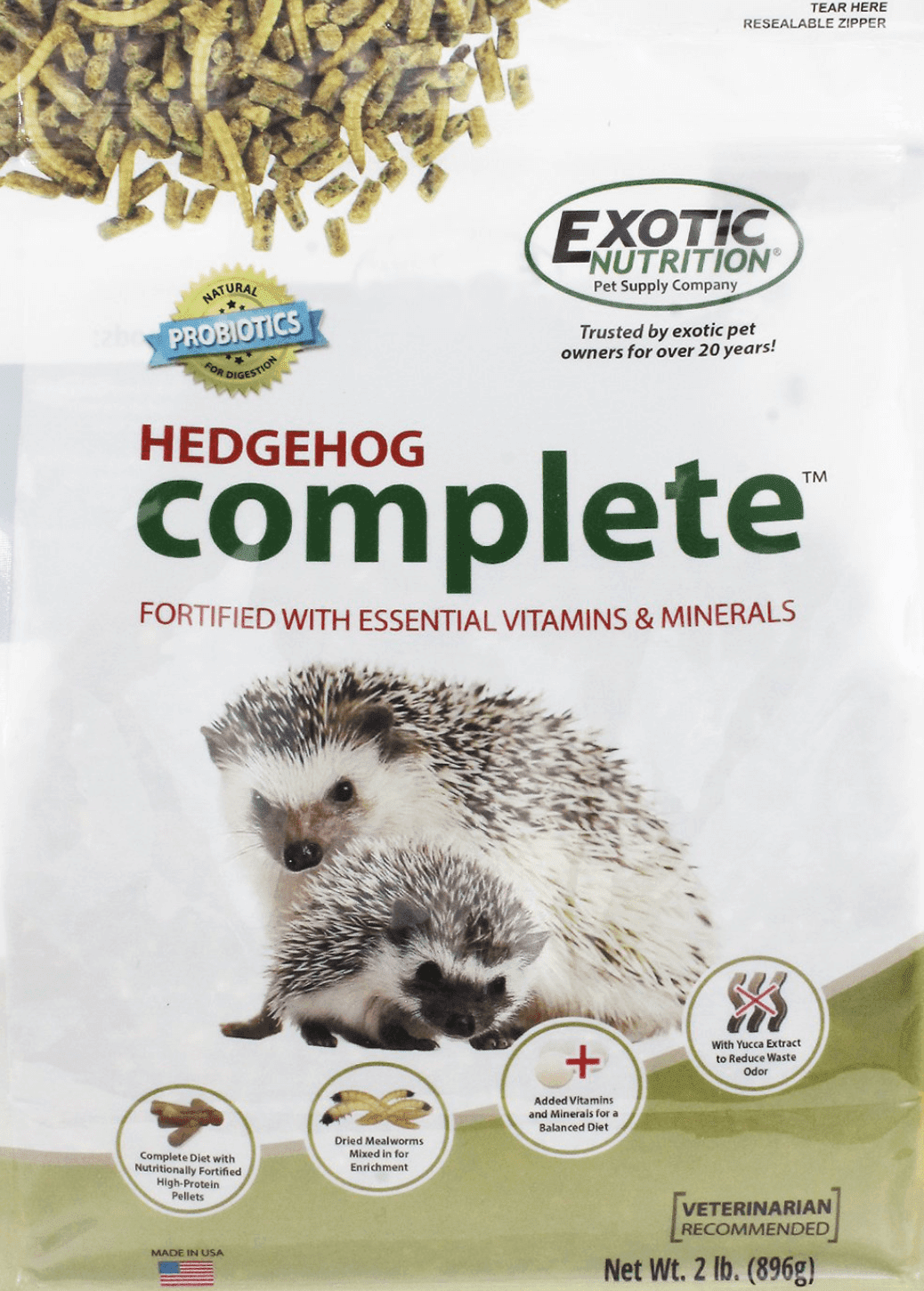 Exotic Nutrition Hedgehog Complete Food