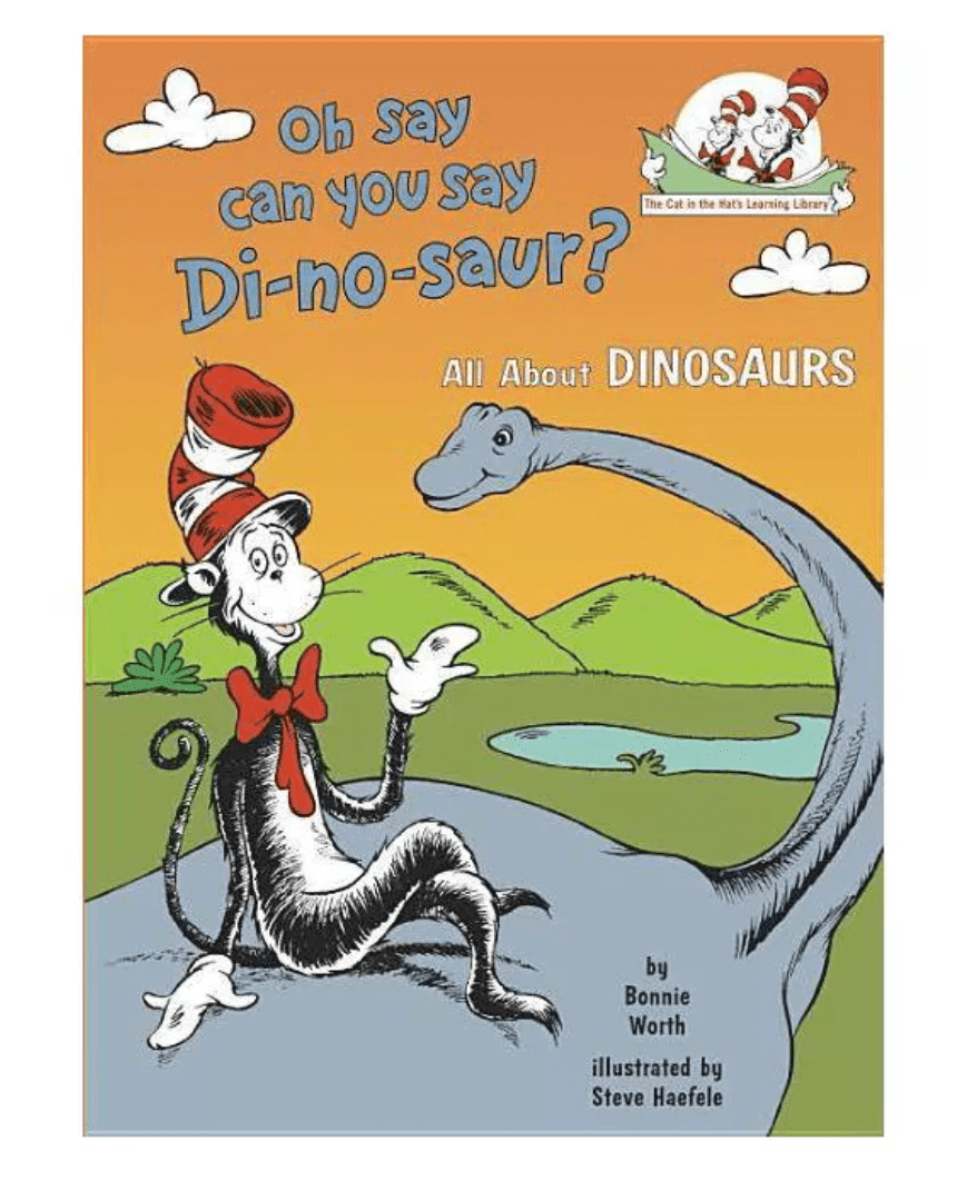 Oh Say Can You Say Din-No-Saur book