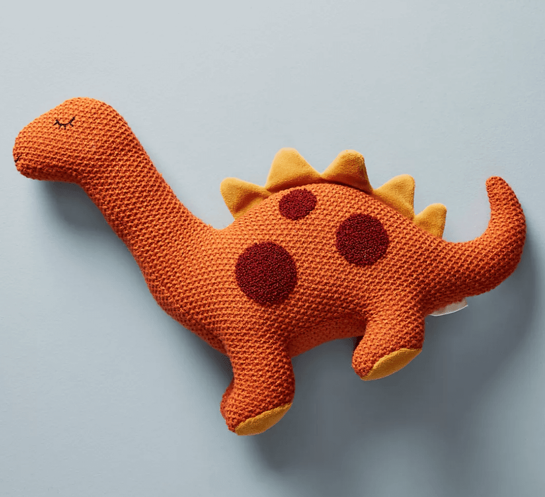 Derrick the Stuffed Dinosaur