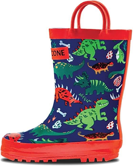 Lonecone Dinosaur Print Rain boots