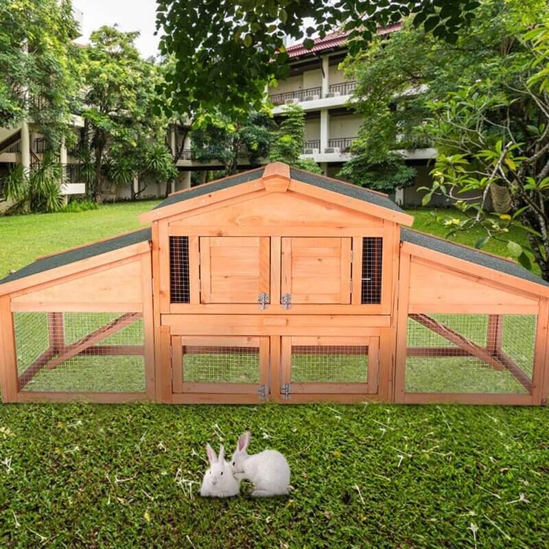 Sariyah Outdoor Wooden Cat House