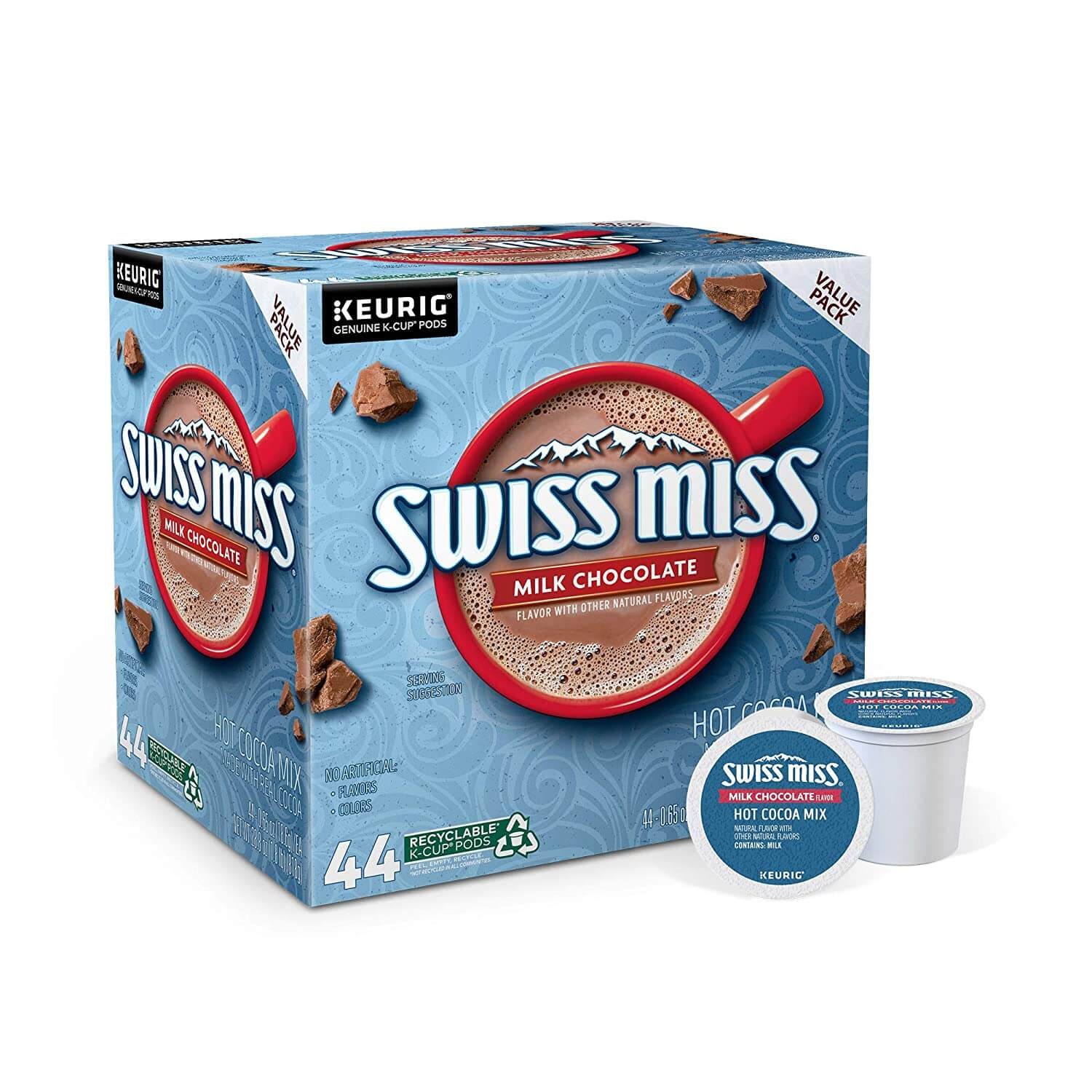 Swiss Miss Milk Chocolate hot cocoa k cup