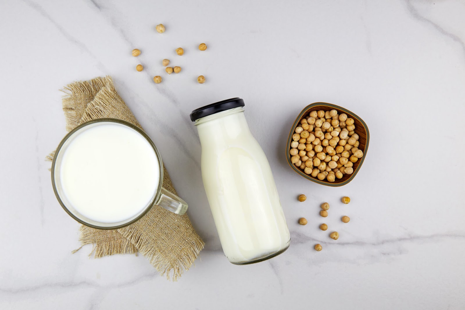 Garbanzo bean milk