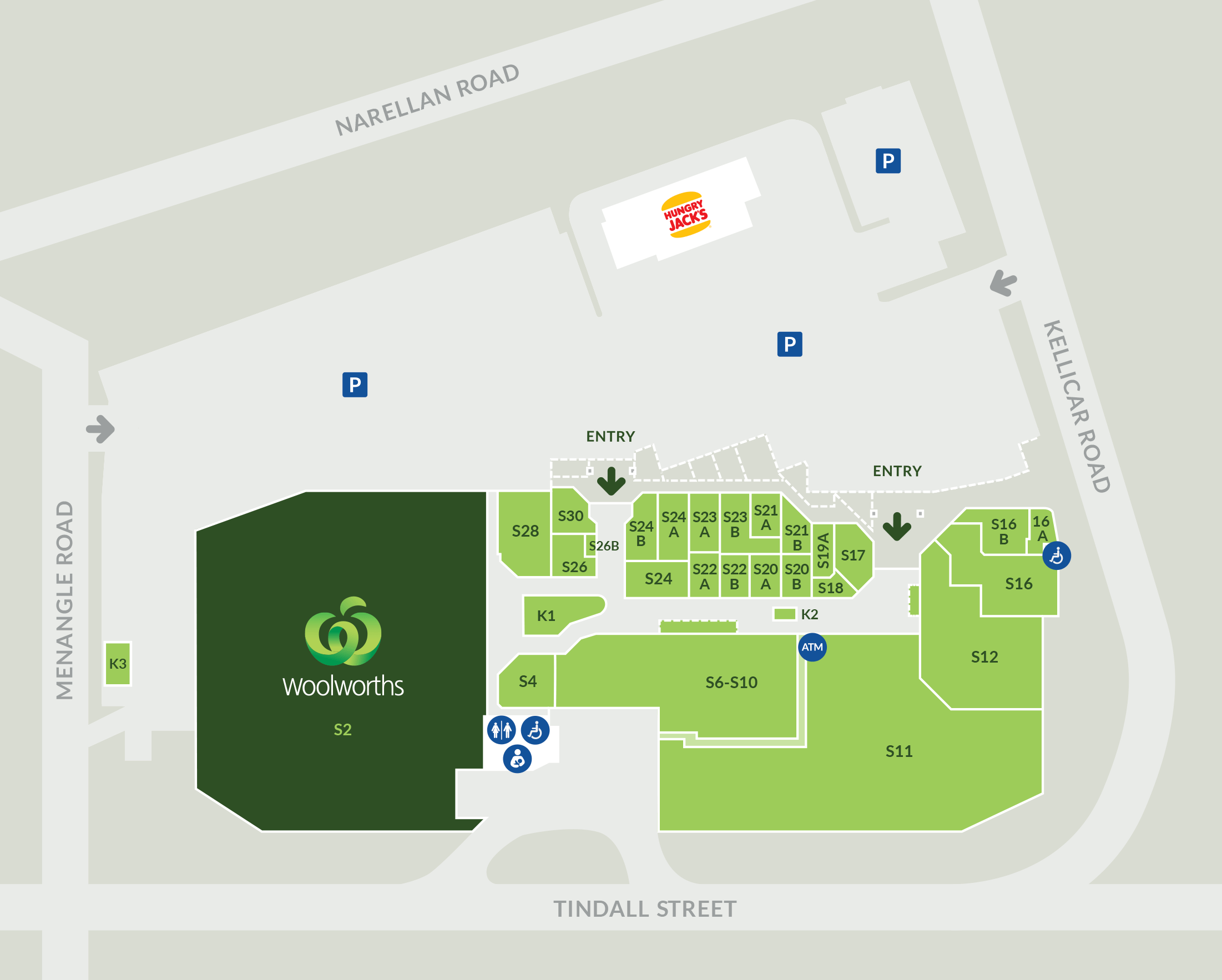 Marketfair Campbelltown Centre Map