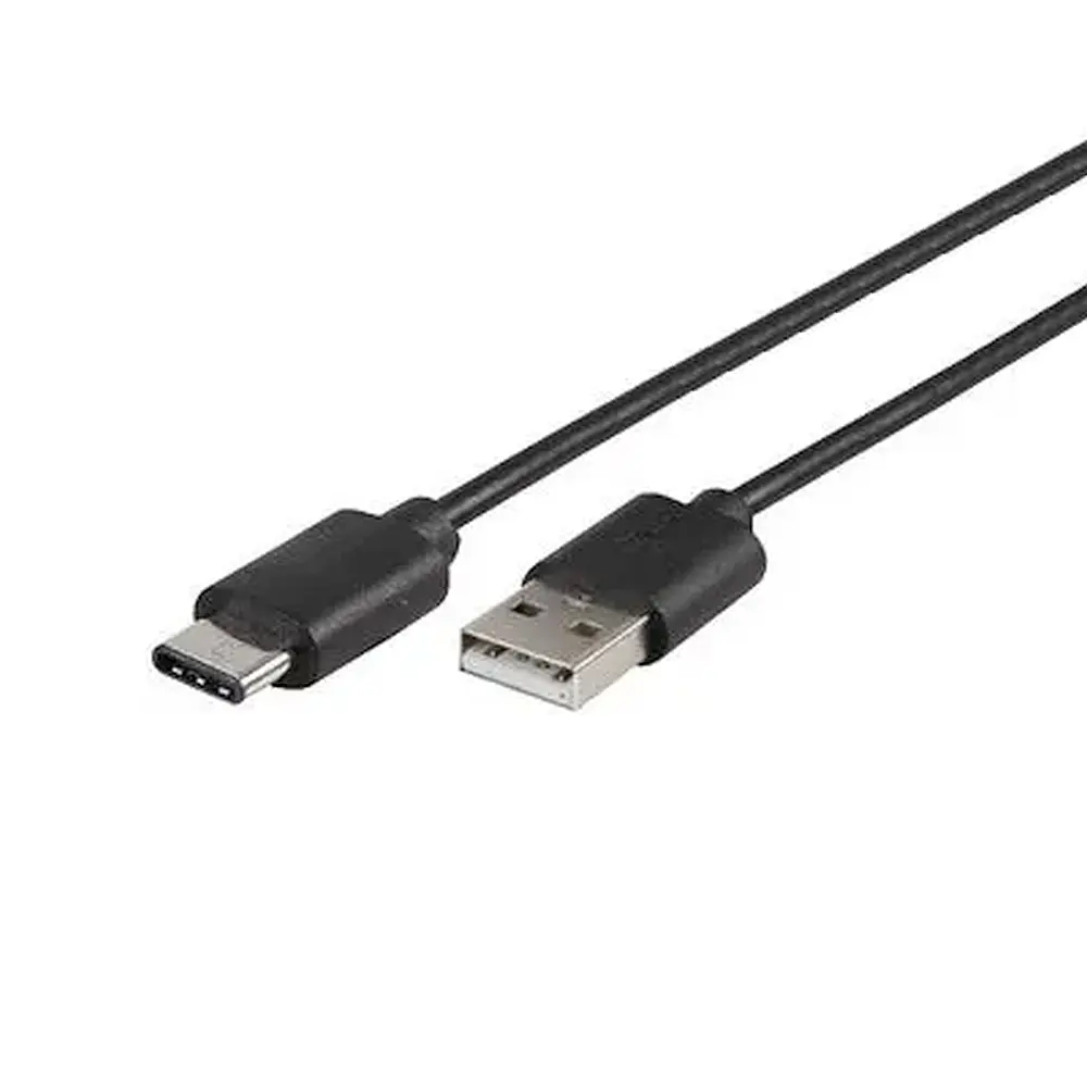 USB-C Male to USB A Male USB 2.0 Lead - 2m - Global Barcode