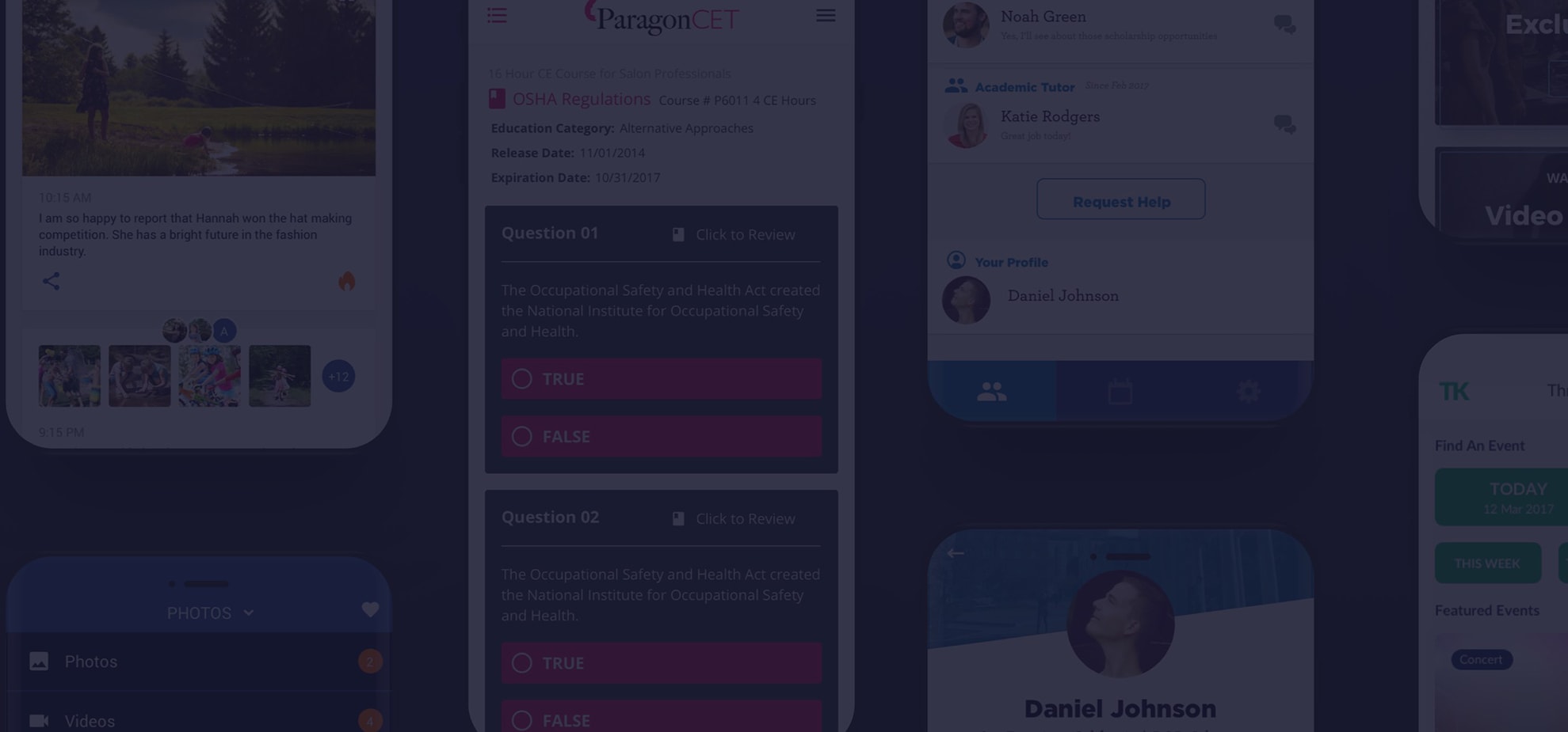 Mobile Apps as background