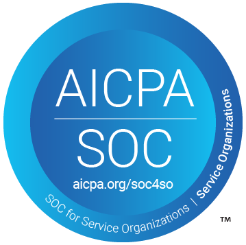 SOC certification badge from AICPA