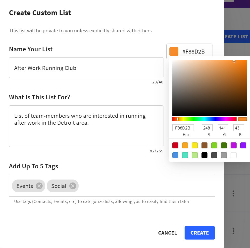 How to Use Sift Lists Keep Your Groups and Colleagues Organized