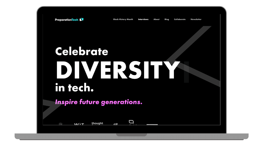 screenshot of website project