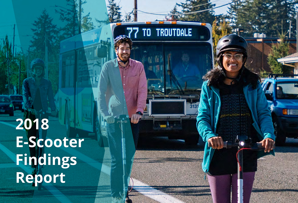 2018 e-scooter findings report front page