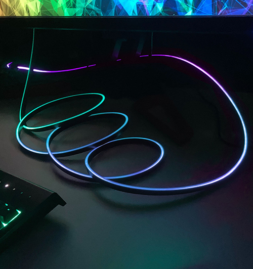 Razer Chroma™ enabled 4K Fiber Optics HDMI RGB PC Gaming Cable| VIVIFY ...