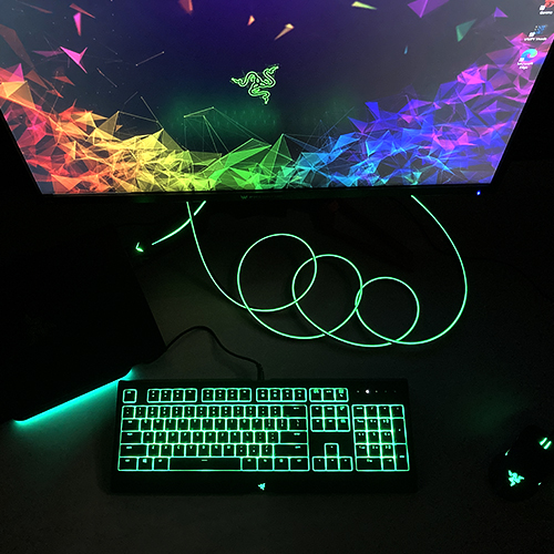 Razer Chroma™ enabled 4K Fiber Optics HDMI RGB PC Gaming Cable| VIVIFY ...