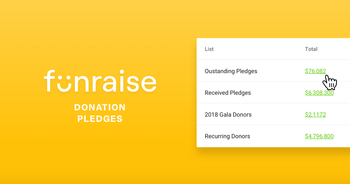Donation Pledges