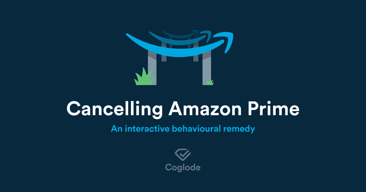 Cancelling Amazon Prime