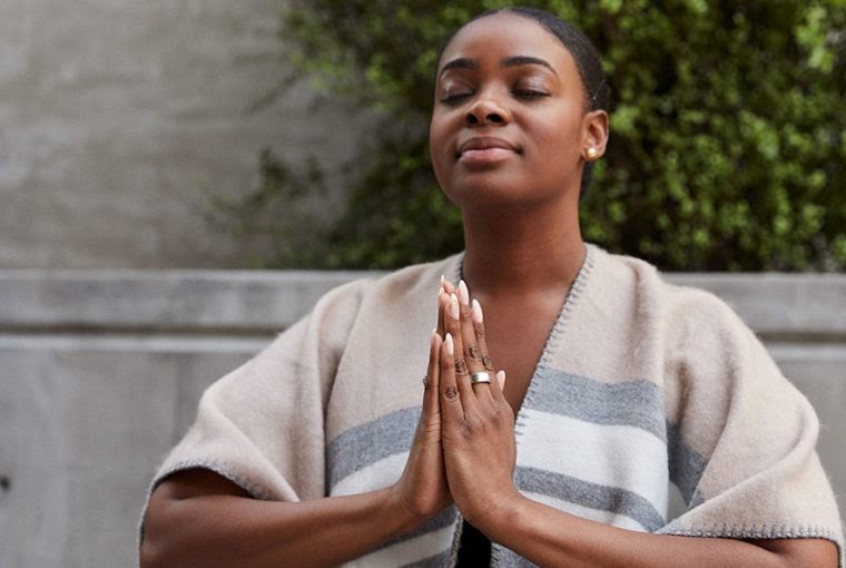 Meditating with Oura Ring