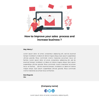 Sales Follow Up Email Template | Unlayer
