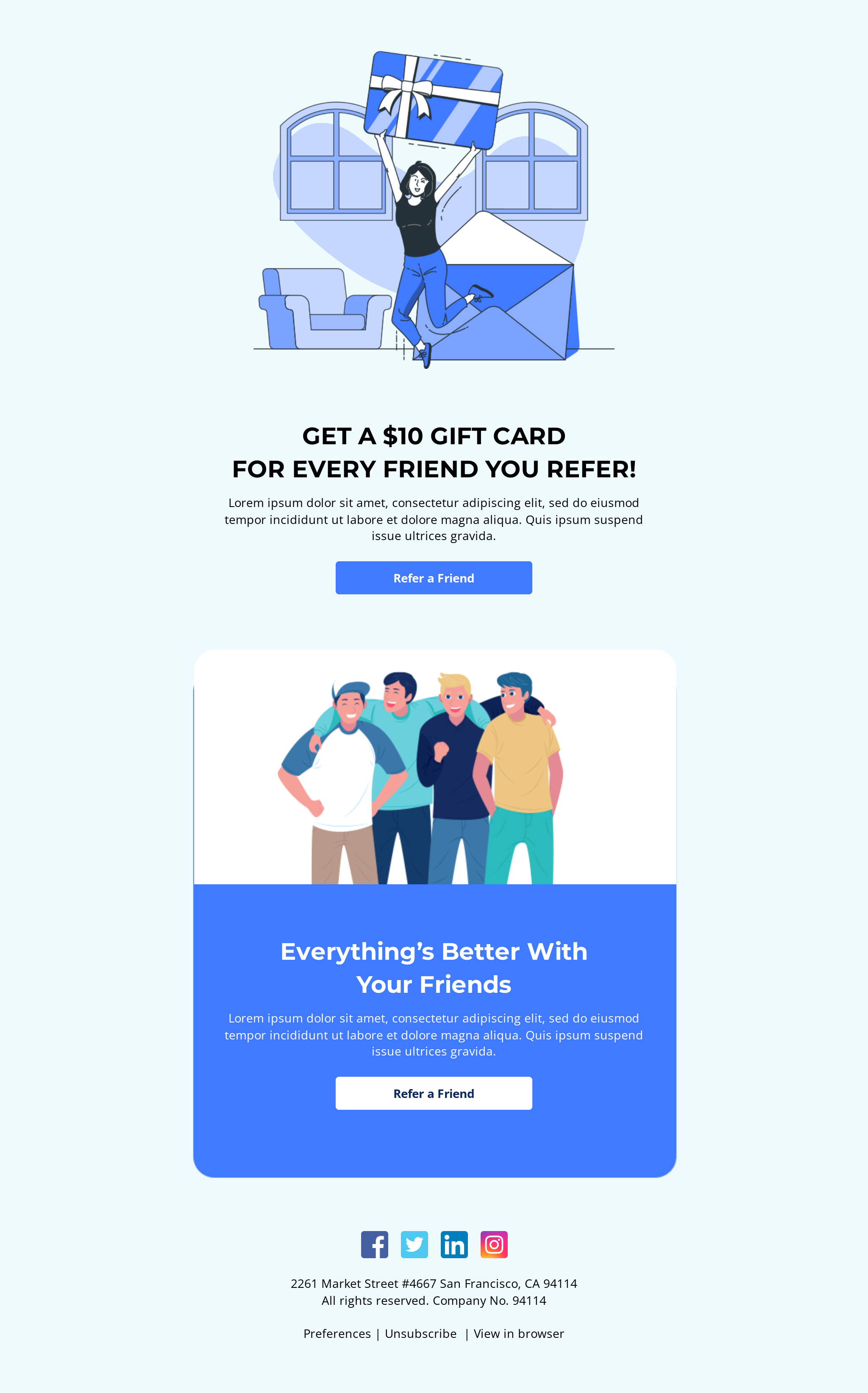 Referral Gift Card