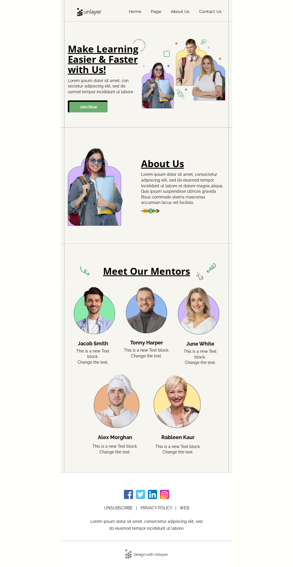 Alumni Educational Workshop Email Template Unlayer Alumni Educational Workshop Email Template Unlayer