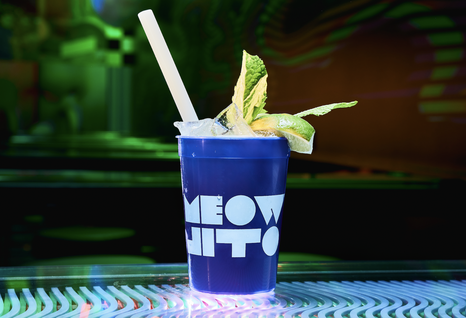 icy mojito drink at Datamosh