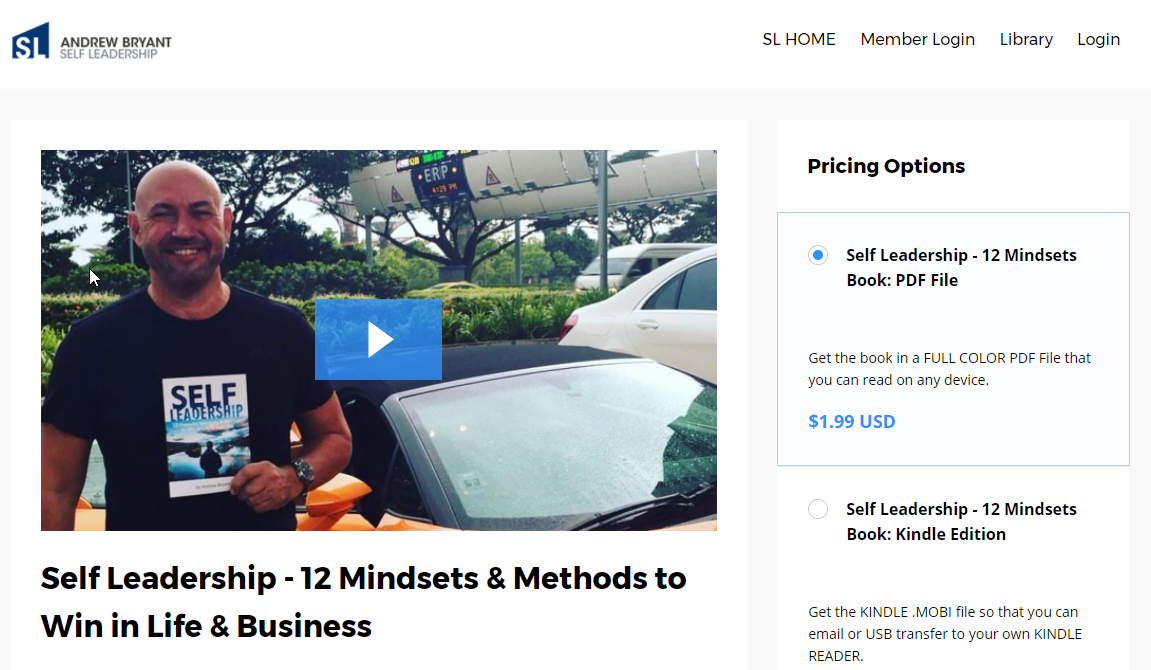andrew bryant self leadership sales page