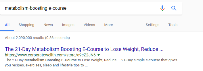 online course google serp optimization