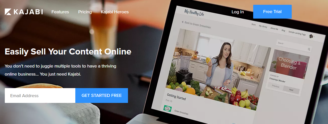 build membership site using kajabi