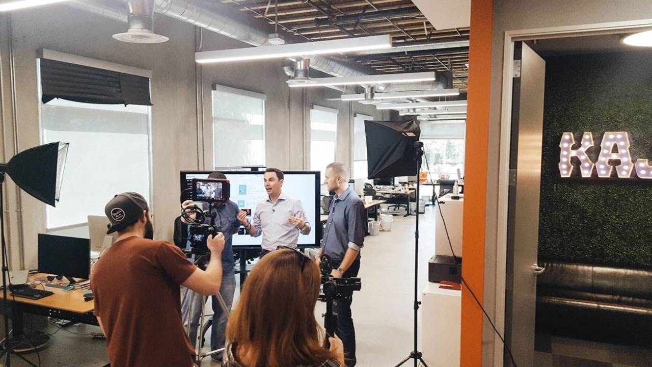 Behind-the-scenes look at a social media video shoot